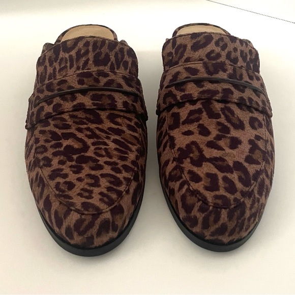 Bella Vita Binx II Slip On Leopard-Suede Women’s Mules Size 6.5 - Picture 6 of 9